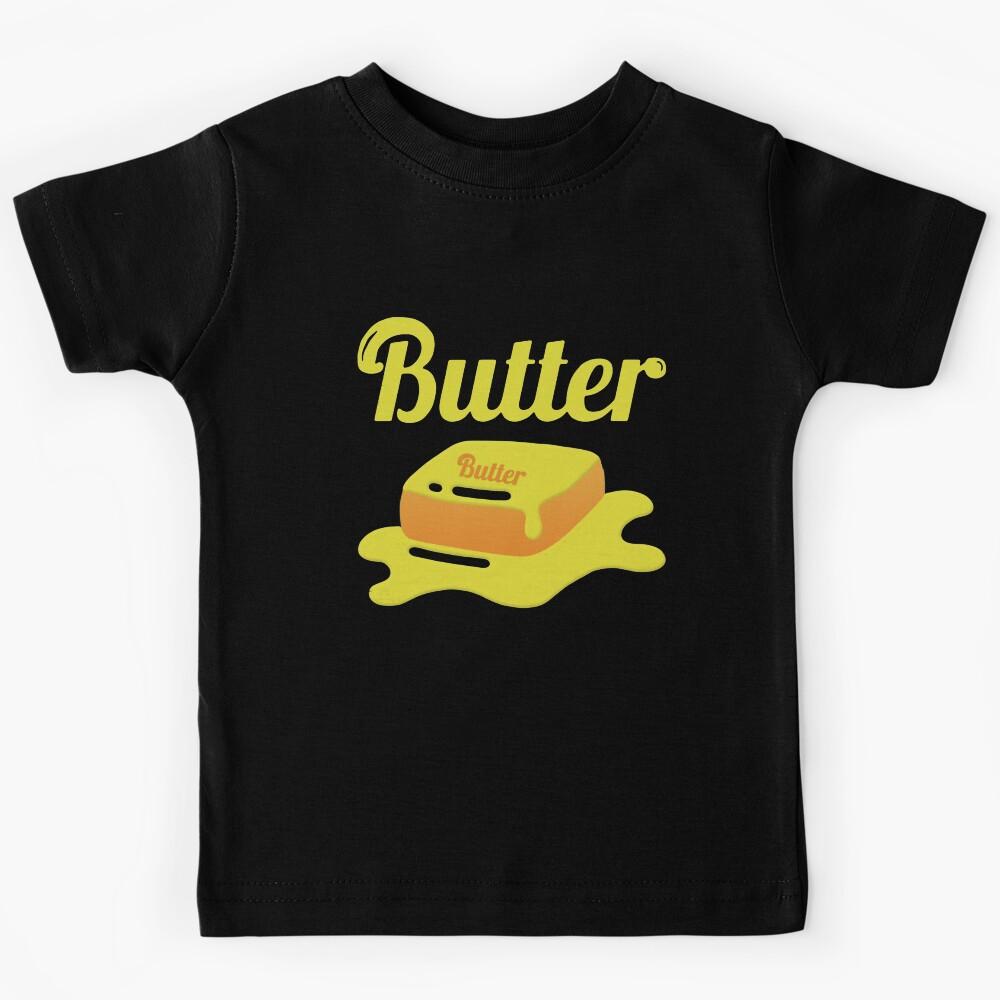 Butter K-POP Star Love Korean Music Fan Melting Kids T-Shirt 150