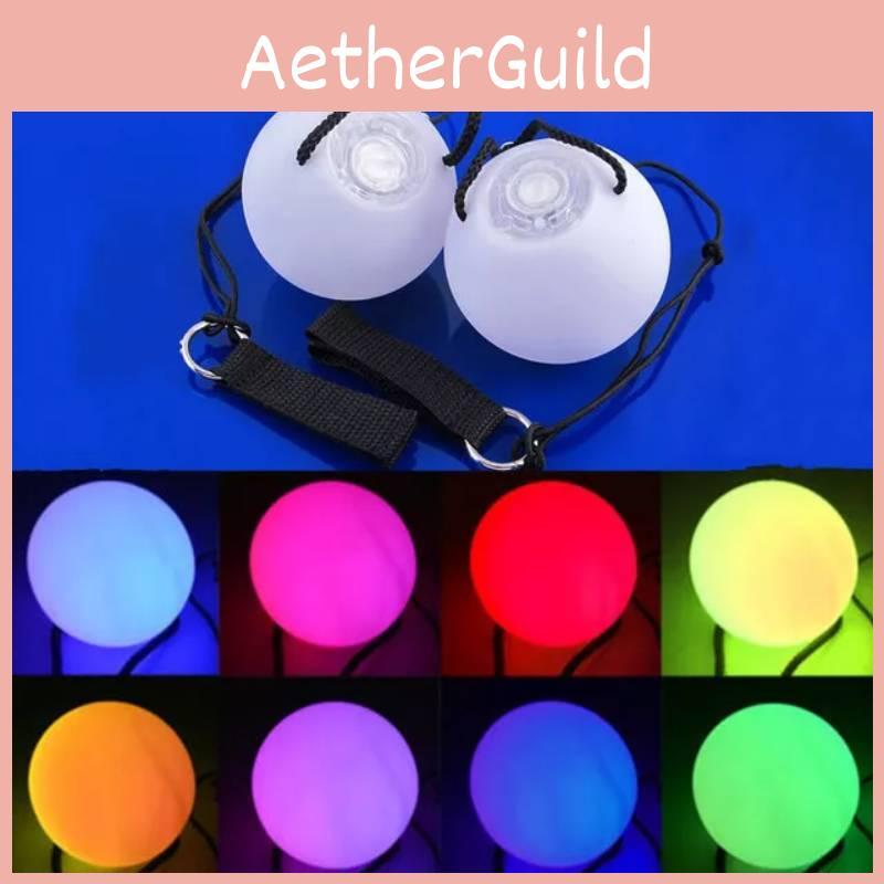 Colorful Led Glow Whirl Ball Ideal For Fitness Fun Interactive Toy For All Ages