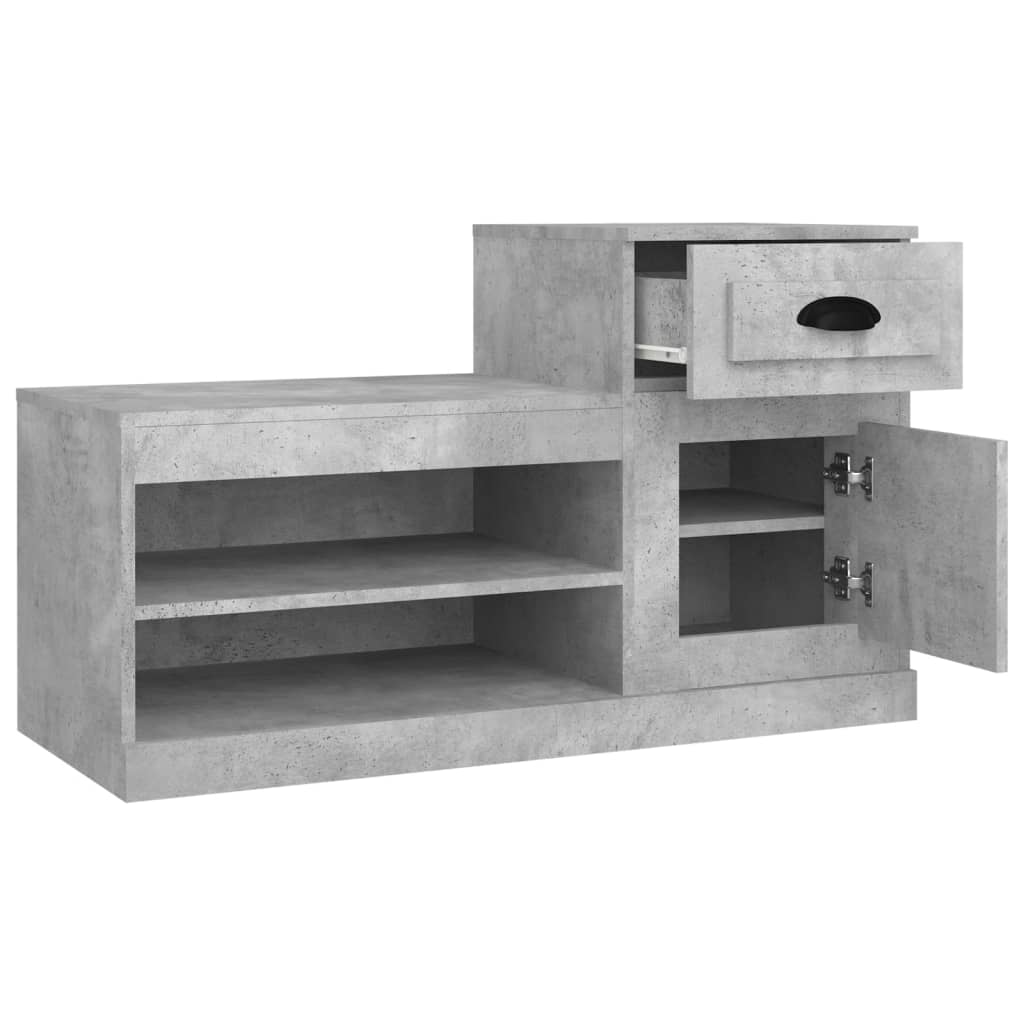 Vidaxl Szafka Na Buty, Szarość Betonu, 100X42X60 Cm