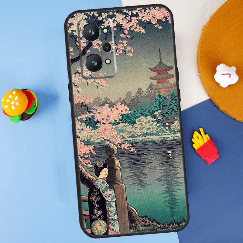 

Japanese Wave Art For Realme GT7 Pro GT 6T 6 5 C67 C61 C55 C53 C51 C21Y C25S C75 10 11 12 13 14 Pro Plus Case Realme 11