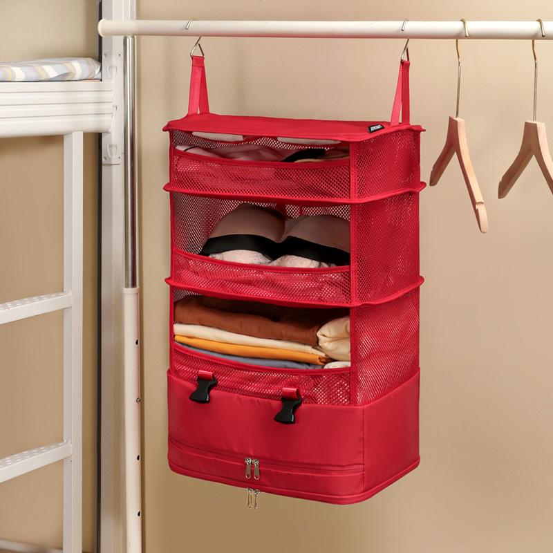 Hangende Reiskledingkast Organizer: Grote capaciteitstas voor kleding & ondergoed