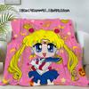 Moon Girl Knee Blanket Throw Winter Microfiber Oversized Baby Lightweight Flannel Fleece Bed Sofa Decoration