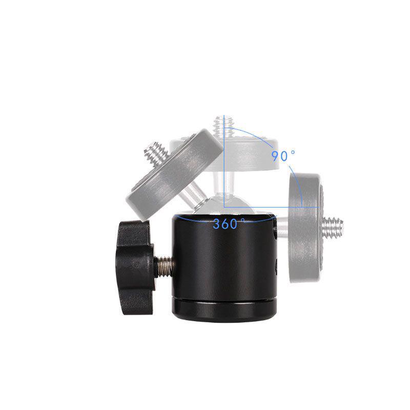 Universal 360° Rotating Metal Ball Head Phone Holder for Live Streaming