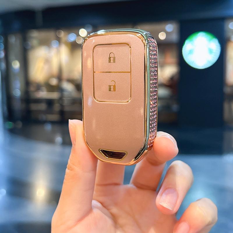 Car Key Case Cover Shell For Honda Crv Civic Accord Xrv Vezel Hiroshi Fit  Urv Crider Envix Inspire Cars Accessories Car Key Bag
