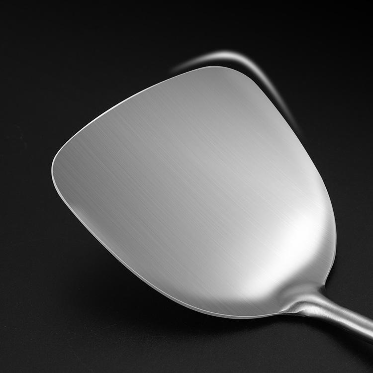304 Stainless Steel Spatula Add Wooden Handle Stir -fry Kitchen Spoon Spoon Kitchen Supplies Kitchen Utensils