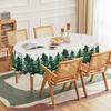 Frohe Weihnachten Kiefer Schneeflocke Tischdecke Für Tischdeko Winter Küche Essen Polyester Tischdecke Weihnachtsdekorationen