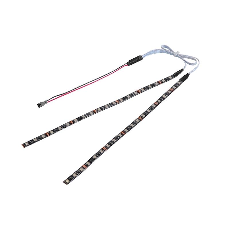 Electric Scooters Safety Light Strips With Strong Adhesive Quick 3 Second Setups for Outdoor Activity