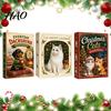 Set Ciondolo Gatto Stile Retrò Calendario dell'Avvento Dachshund di Natale, Ornamento Acrilico Conto alla Rovescia di 24 Giorni per Attività Divertente in Famiglia Decorazione per Albero,