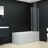 VidaXL Cabine de Douche Pliable 2 Panneaux Écran Paroi de Douche Salle de Bain Salle d'Eau Cabinet de Toilette Maison 144677