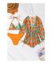 Women's Three-Piece Sexy Bikini Swimsuit - Split Design, High-End European and American Style