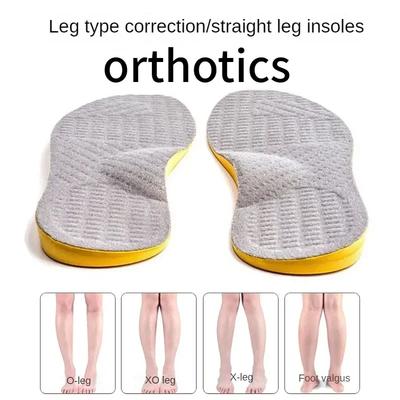 NEW PU Orthotic Insole for Flat Feet Arch Support Orthopedic Shoes Sole Insoles for Feet Men Women O/X Leg Corrected Care Pad