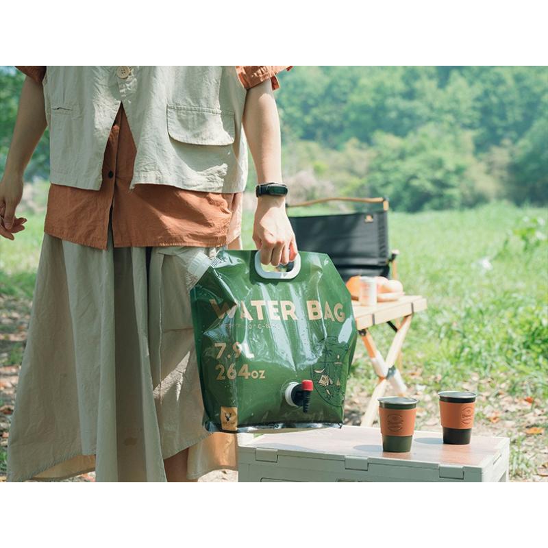 Outdoor Portable Folding Water Bag – Large-Capacity Flexible Water Storage Bladder for Hiking, Travel, and Camping