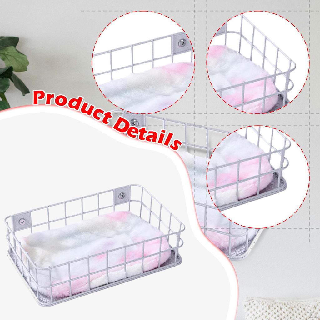 Bird Perch Rest Stand Easy to Install Climbing Toy Cage Accessory Wire for Parakeets Cockatiels