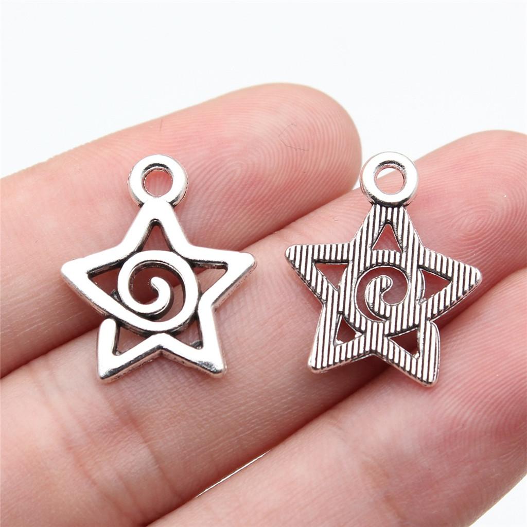 Berloques Pingentes Ondulados Gota de Água Espiral Materiais de Joalheria Infantil QC135