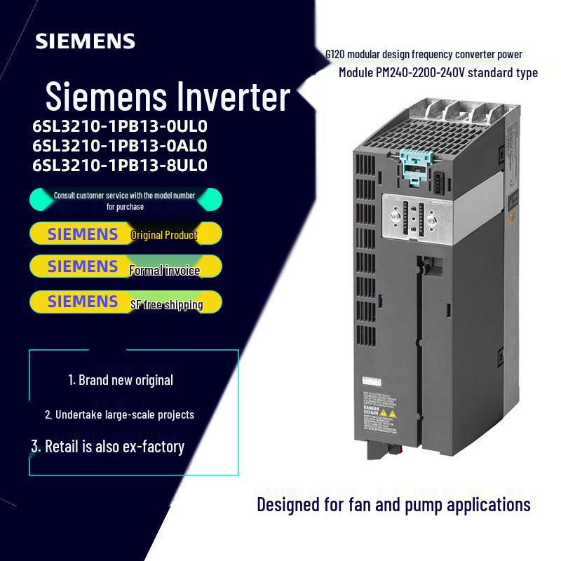 Siemens G120 Modular Frequency Inverter PM240-2, 200-240V, Through-Wall Design