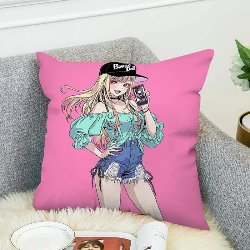 Pillowcases 40*40 Decor Marin Kitagawa Pillow Cases Decorative Cushion Covers for Pillows Pillowcase 45*45 Room Cushions Cover