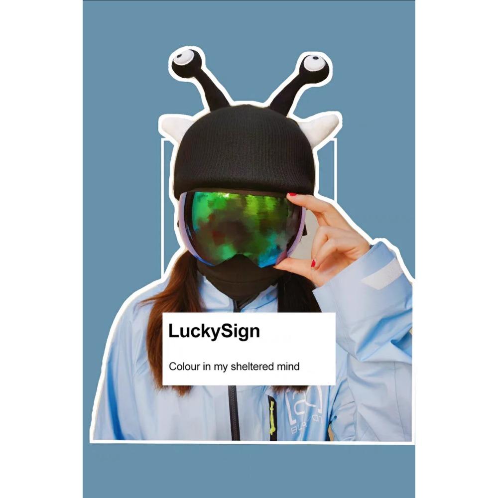 Pokrowiec na kask narciarski Czapka Urocze Kreskówkowe Uszy Kota Dziecko Ten Sam Pojedyncza i Podwójna Deska Pokrowiec na Kask Bateryjny Unisex