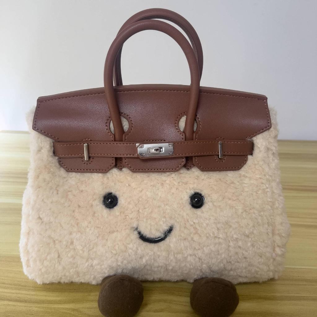 Jellycat Roztomilá nadýchaná platinová panenka Crossbody Elf Kabelka