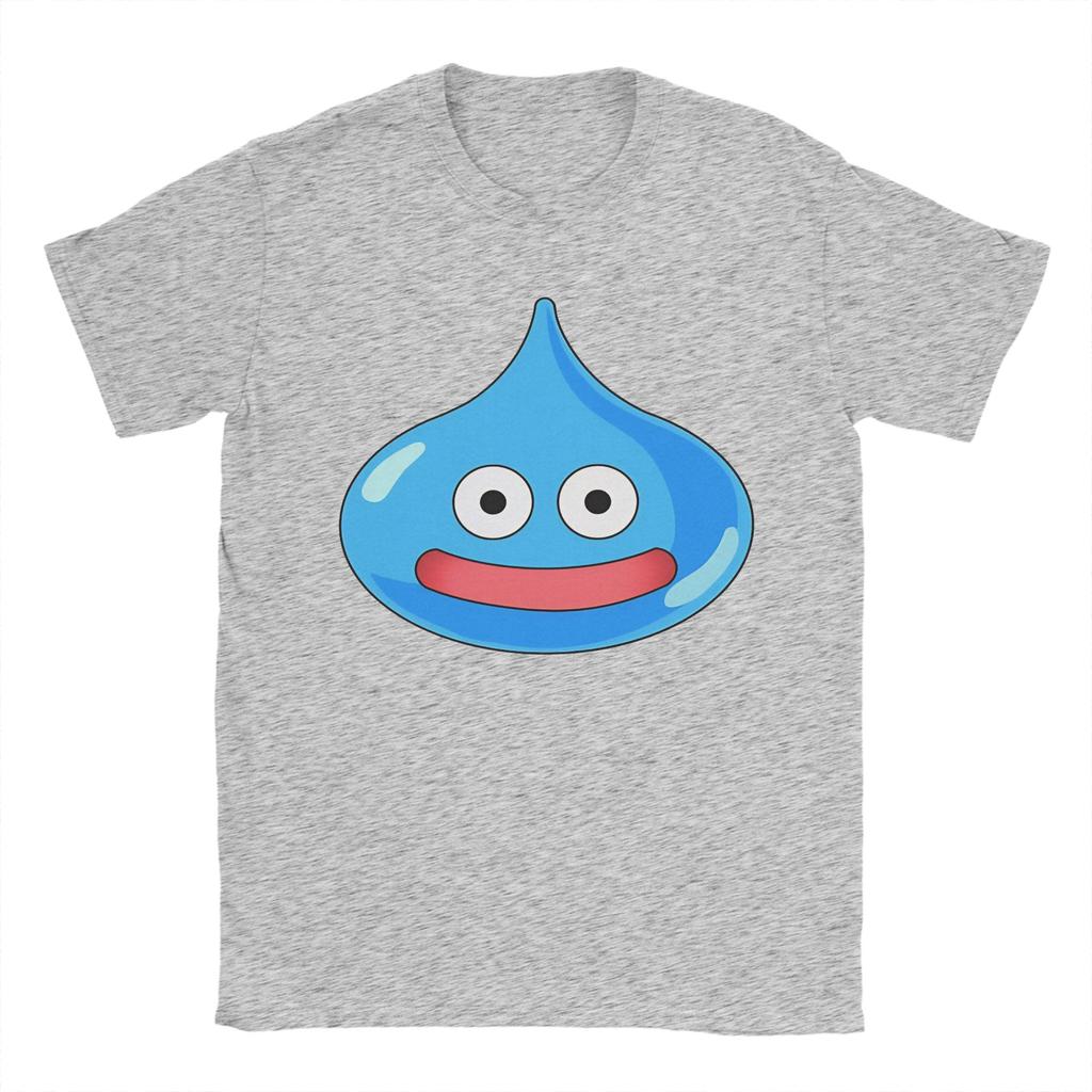 Dragon Quest Slime Cotton T Shirt For Unisexs Summer  Aesthetic T Shirts O Neck Novelty Tee Shirt Oversize Printed Clothing