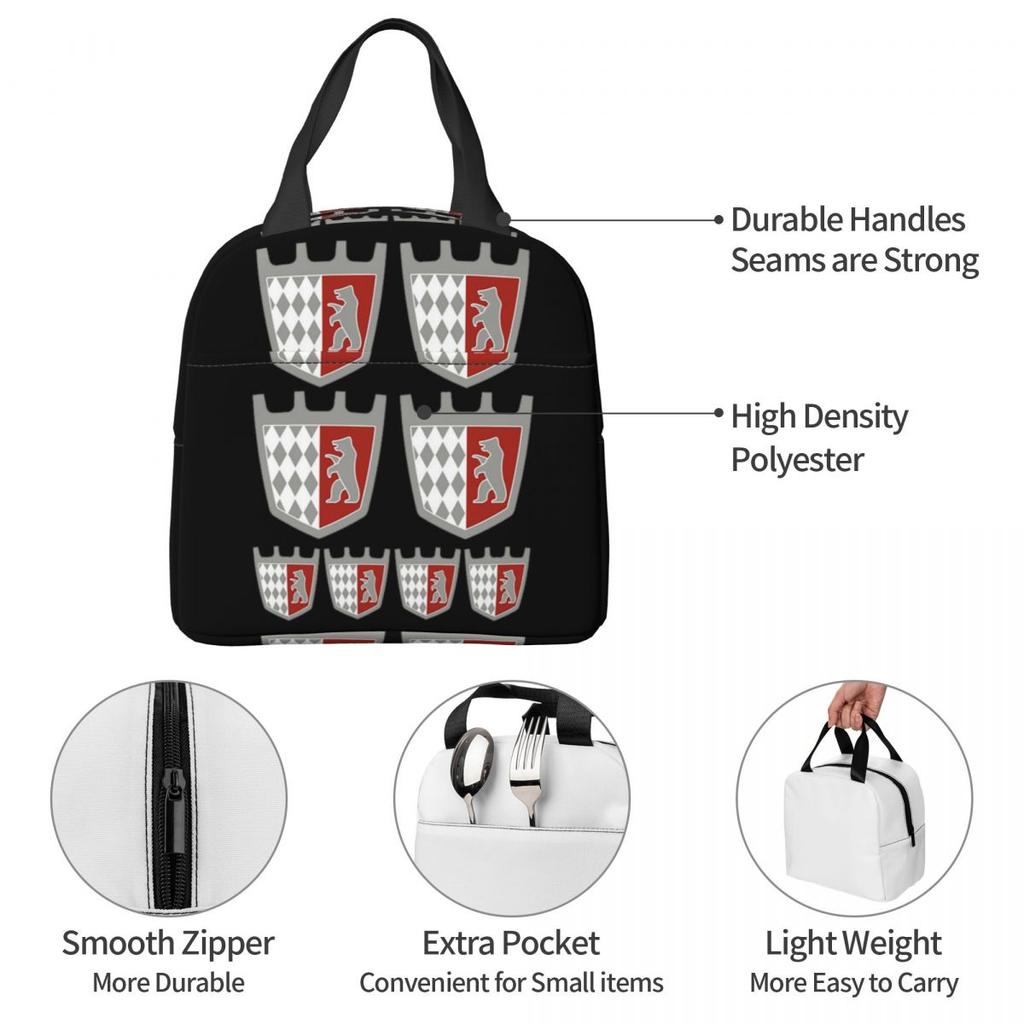 Tabbert Insulated Lunch Bag for Women Children Portable Food Boxes Thermal Lunch Box Tote