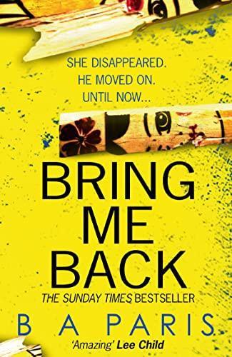 Bring Me Back by B A Paris Paperback Book 9780008244873