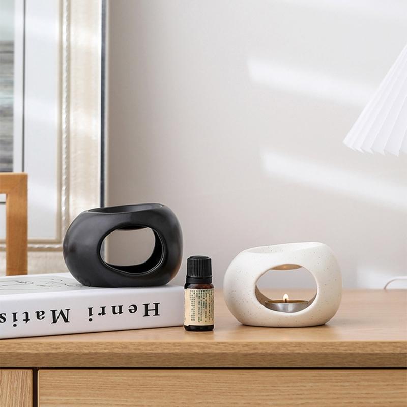 Bruciatori per Cera Profumata Bruciatori per Oli Essenziali, Bruciatori per Oli Portacandele Tea Light Scaldacera Diffusore Profumato per Aromaterapia