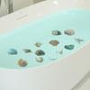 6Pcs/Set Bathtub Decoration Anti-Slip Bathtub Stickers Cartoon Coral Crab Small Fish Pattern Stickers Bathroom Pvc Frosted Batht