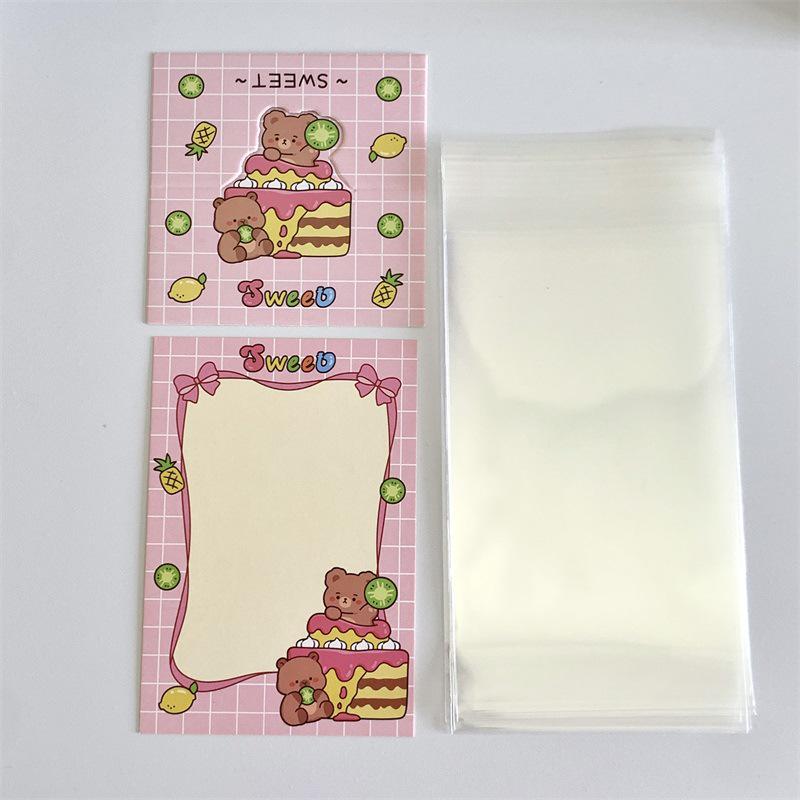 

Capybara Cartoon Greeting Card Set: Cute Gift Packaging & Card Sleeves 50 Pieces of 10# Staples