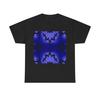 Unisex Adult T Shirt Fractal Frontiers: Art Deco Indigo Waves