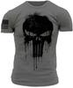 Military Patriotic Skull 3D Printed Men's T-shirt, Large Autumn T-shirt, Short Sleeved Sportswear
