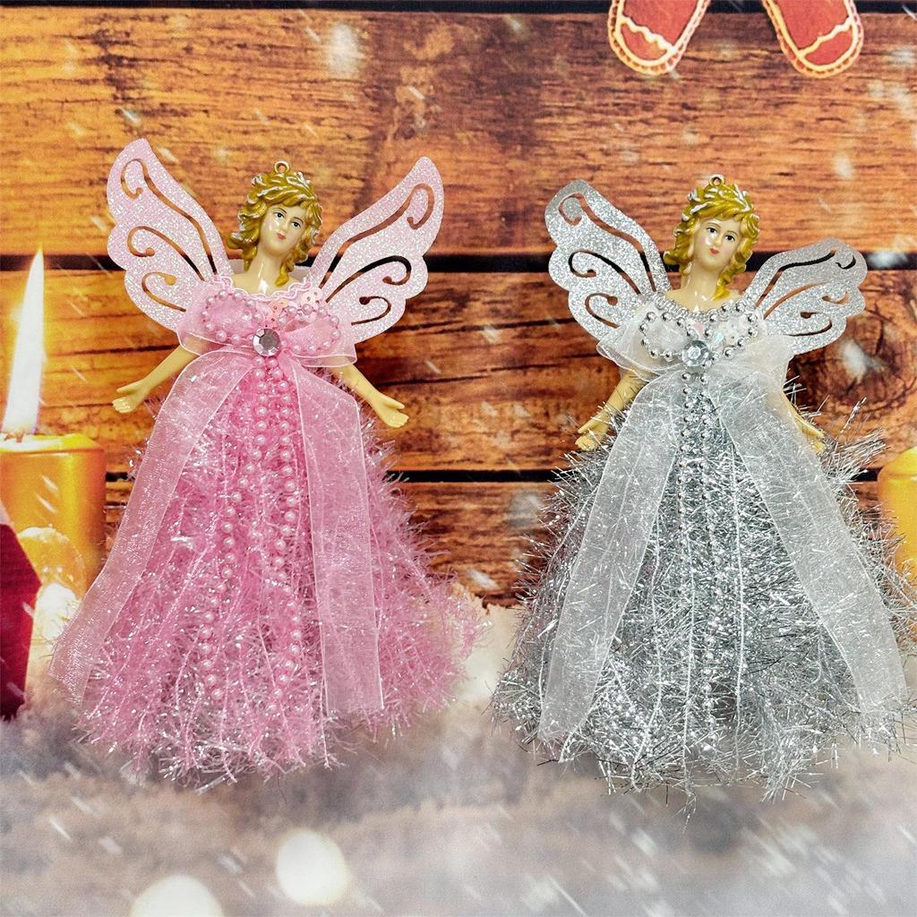 Cross-border Christmas Angel Home Ornaments - Standing Angel Tree Top Decoration