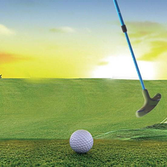 Golf Telescopic Putter Ergonomic Comfortable Grip Retractable Non-slip Adjustable Length Double-sided Club