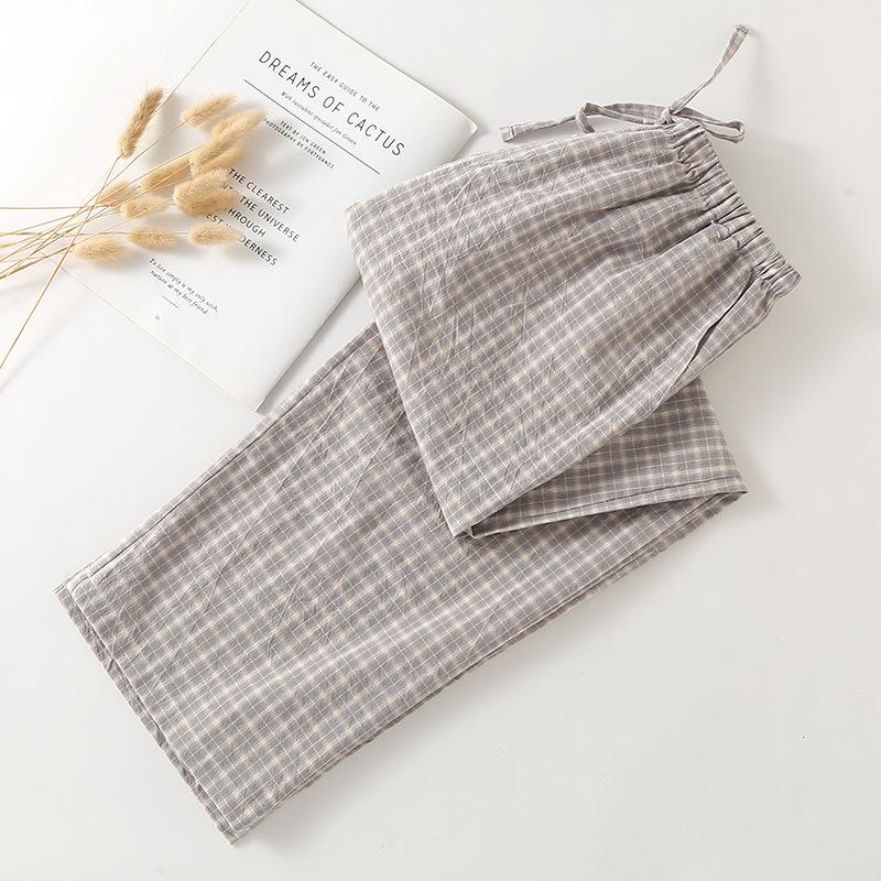 

Женские пижамные брюки Мягкие домашние брюки Свободные повседневные брюки Эластичный пояс Женские домашние брюки S