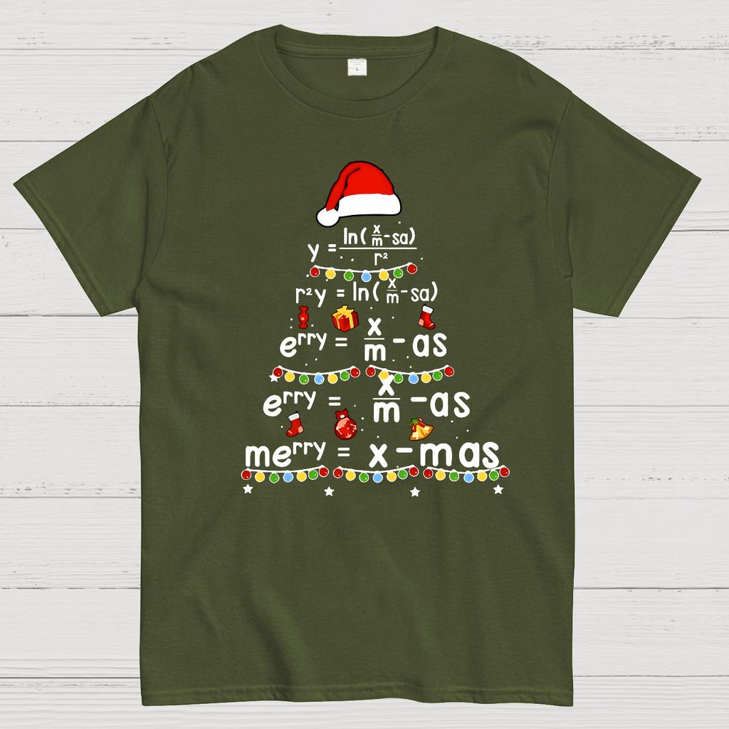 Christmas Math Cotton Summer Casual Cool Loose T-Shirt