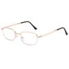 Portable And Exquisite Men's And Women's Full Frame Light Body Elegant Flower Mirror Metal Frame Portable Box Folding Old Glasses