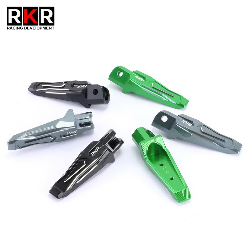 1 Pair Motorcycle Front Rear Footrests Footpegs CNC Extender Pedal for KAWASAKI Ninja 400 500 Ninja500 Z400 Z500 ZX25R ZX4RR
