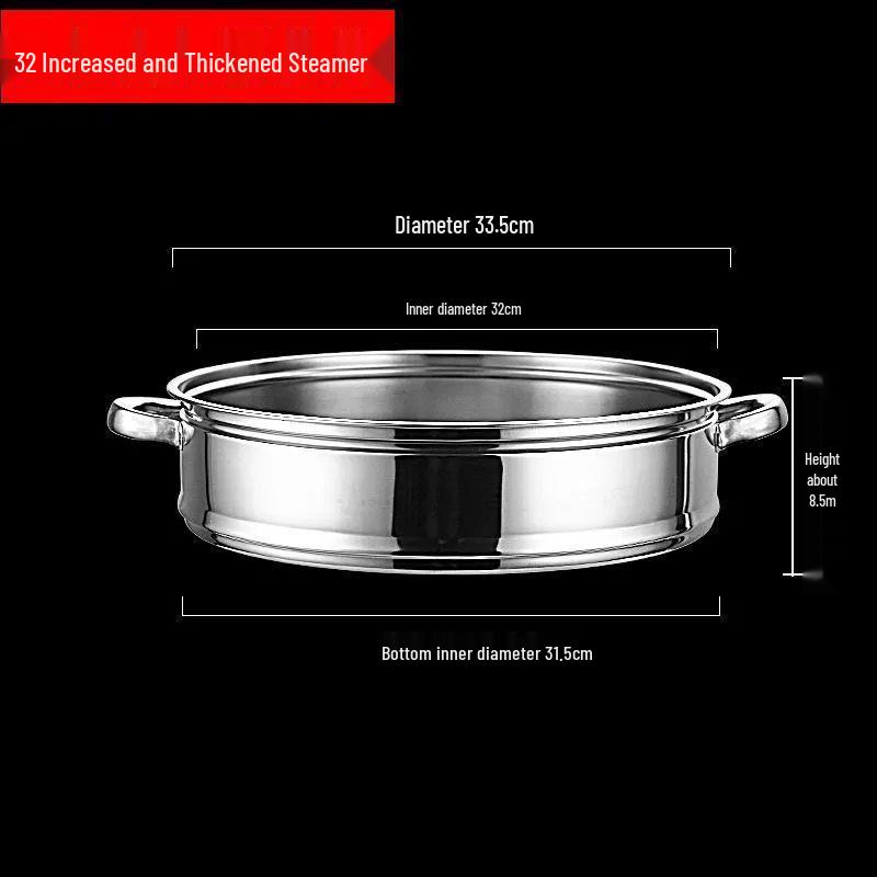 Universal Stainless Steel Steamer Rack & Tray for Electric Hot Pot and Wok