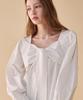 RONRON Ribbon Bow Blouse Ivory