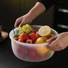 Xihe Round Thickened Microwave Lunch Box 4-Piece Set