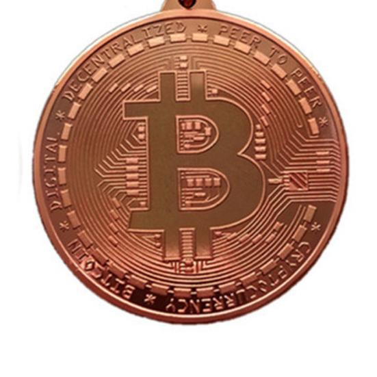 Přívěsek na šperky se vzorem bitcoinů Doplňky Kovová kabelka Visící ozdobný přívěsek na klíče Unsex