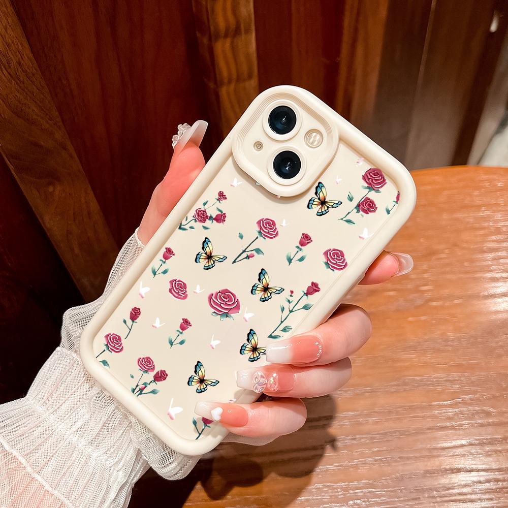 Soft Silicone Phone Casing Full Cover Camera Shockproof Protection Case for Samsung Xiaomi Redmi Poco