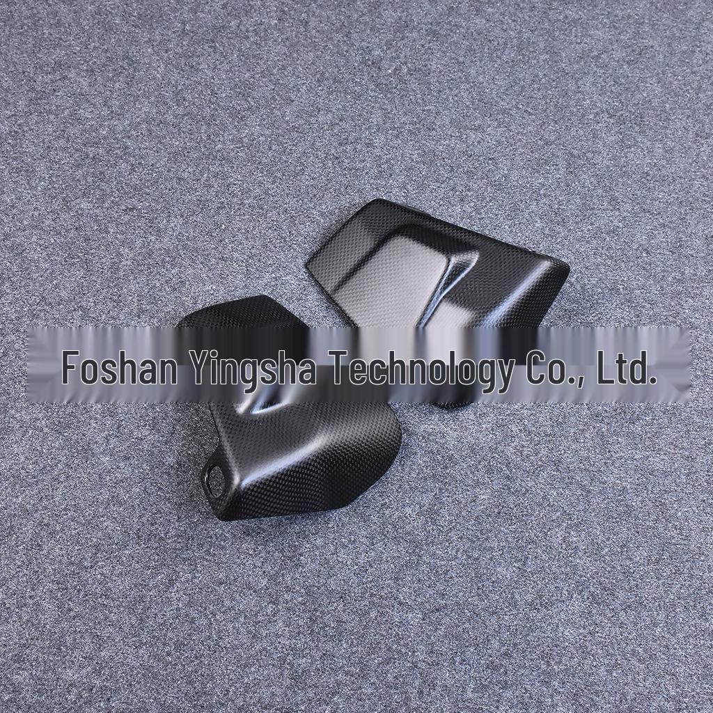 Universal Carbon Fiber Motorcycle Front Brake Caliper Air Guide Radiator Accessory