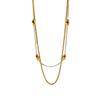 Retro Minimalist Unique High-end Gold-plated Cool Style Multi-layered Necklace for Women, A Niche Accessory for The Petite.