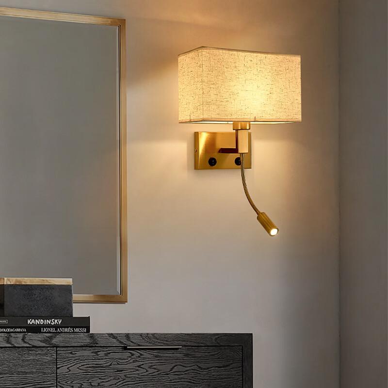 OEING European Style LED Wall Lamp with Spotlight