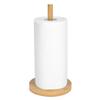 Modern Wooden Kitchen Roll Paper Towel Holder Vertical Bathroom Tissue Stand Base Disposable Paper Pot Organizer For Kitchen