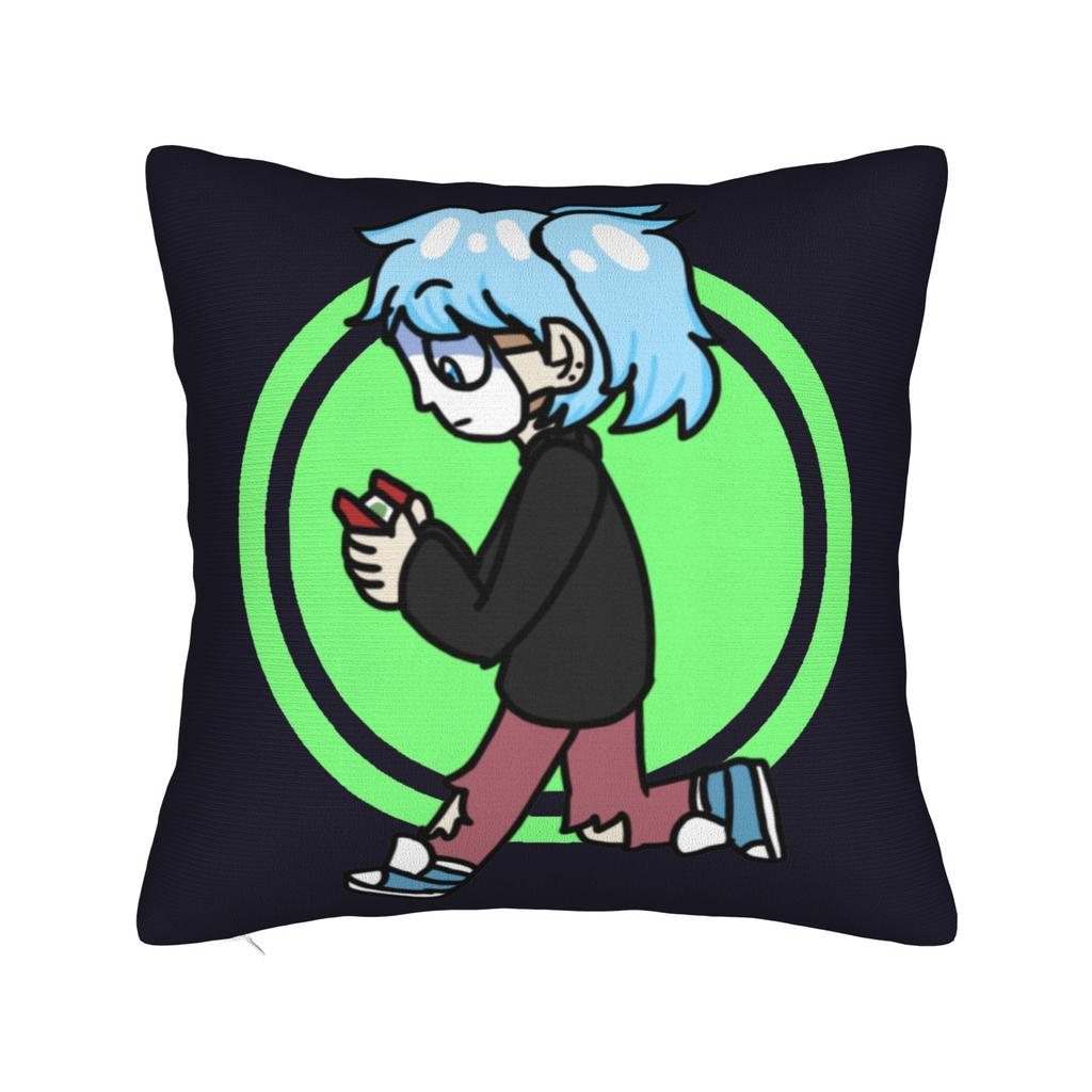 Sally Face Horror Game Pillowcase Soft Polyester Cushion Cover Decor Sal Fisher Throw Pillow Case Cover Home Square 40*40Cm