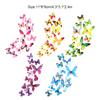 Butterflies Stickers Art Adorn Colorful Living Room 3D Background Adornment Household DIY Decal Indoor Wall Decals Wallpaper