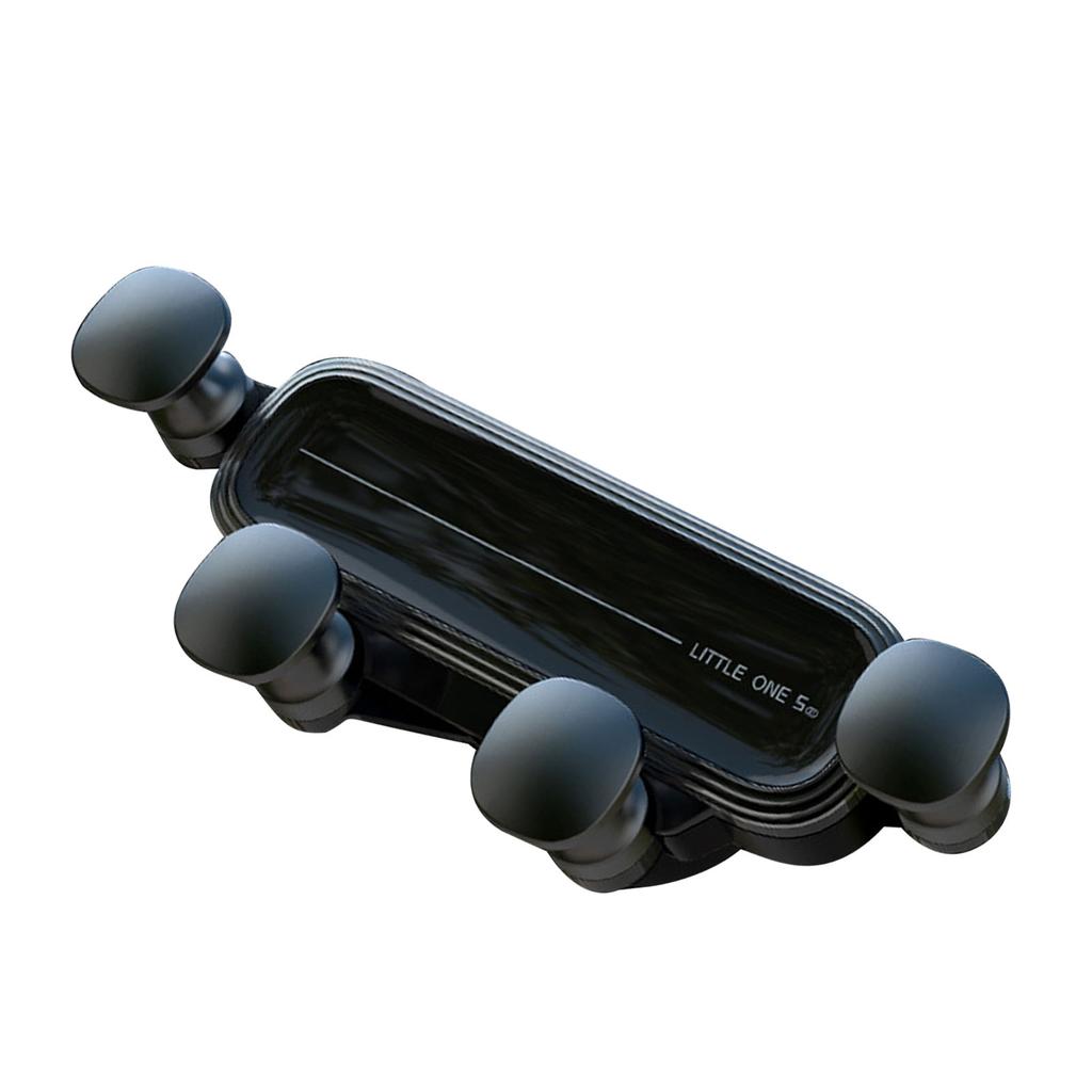 Upgraded Gravity Car Phone Mount Auto Lock Hands Free Mini Car Vent Phone Mount for 4.7‑6.9 Inch Phone Gray