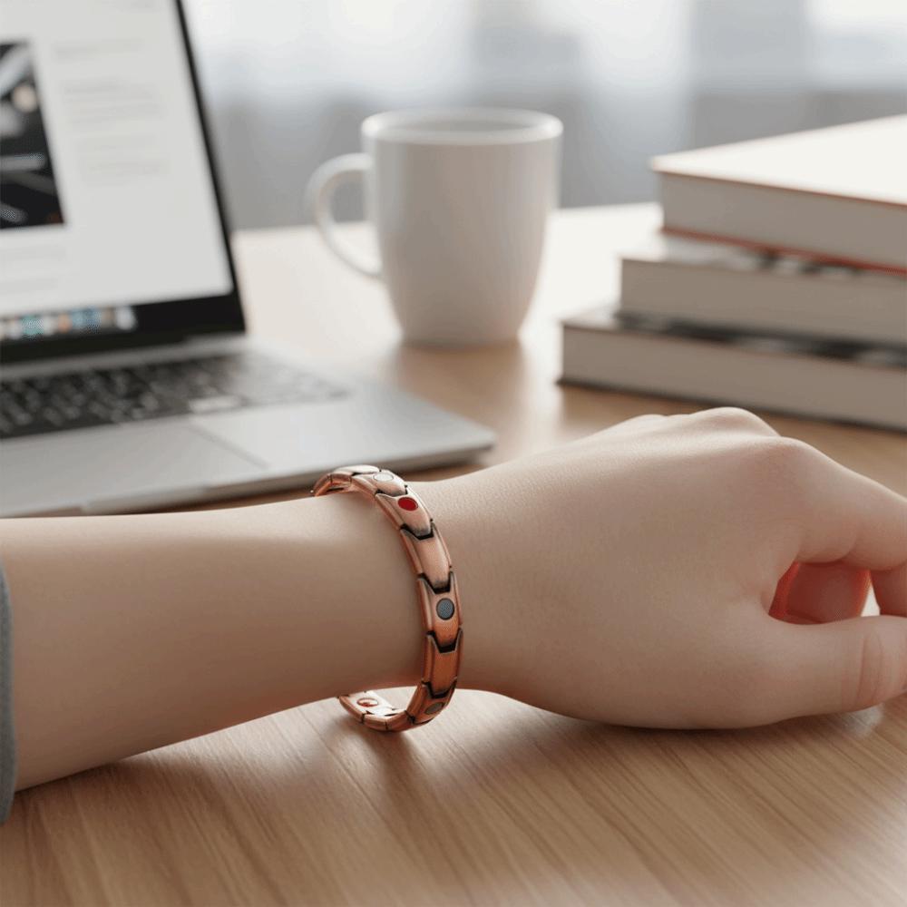 Stainless Steel Stainless Steel Bracelet Retro Magnetic Link Chain Magnet Couple Bracelets  Home