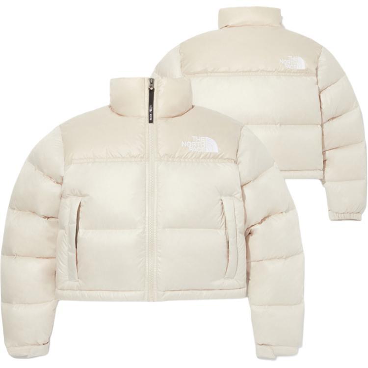 THE NORTH FACE Women's Nuptse Short Jacket Sand Shell NJ1DQ86C